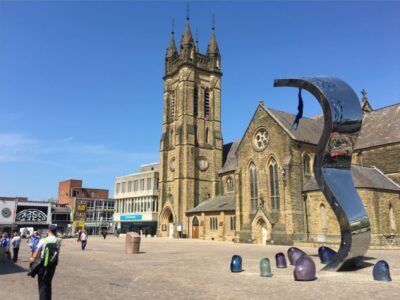 St John's Square in the town centre