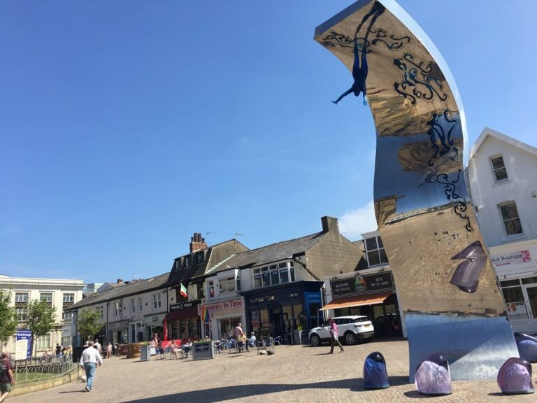 Sculpture in St John's Square - Public Artworks in Blackpool