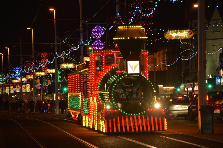 Western Train Illuminated Tram