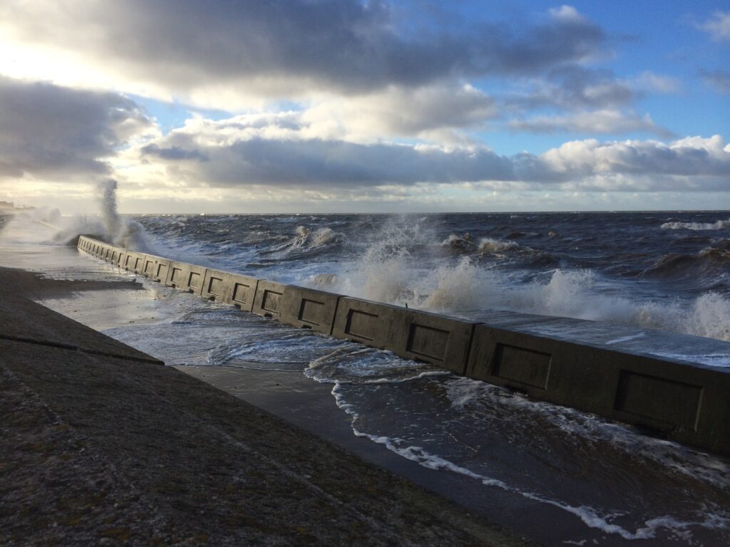 Blackpool seafront at Little Bispham