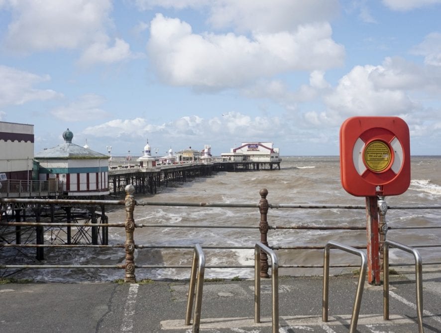 Blackpool seafront by Geoffrey Wheway