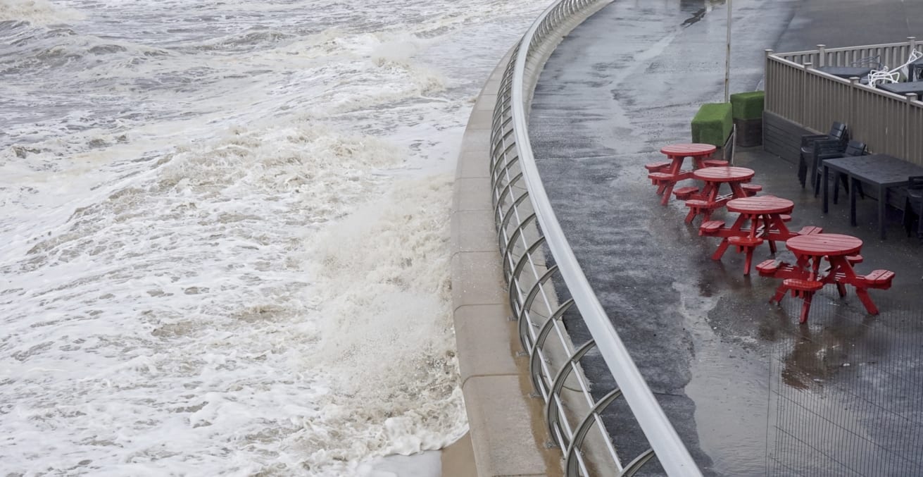 Blackpool seafront by Geoffrey Wheway