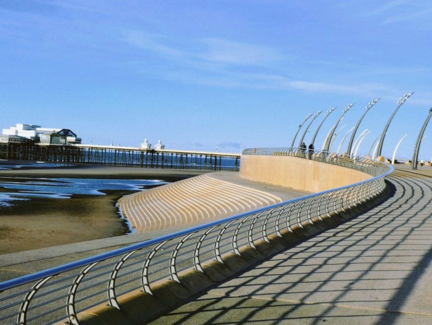 Blackpool promenade by Janet Parker