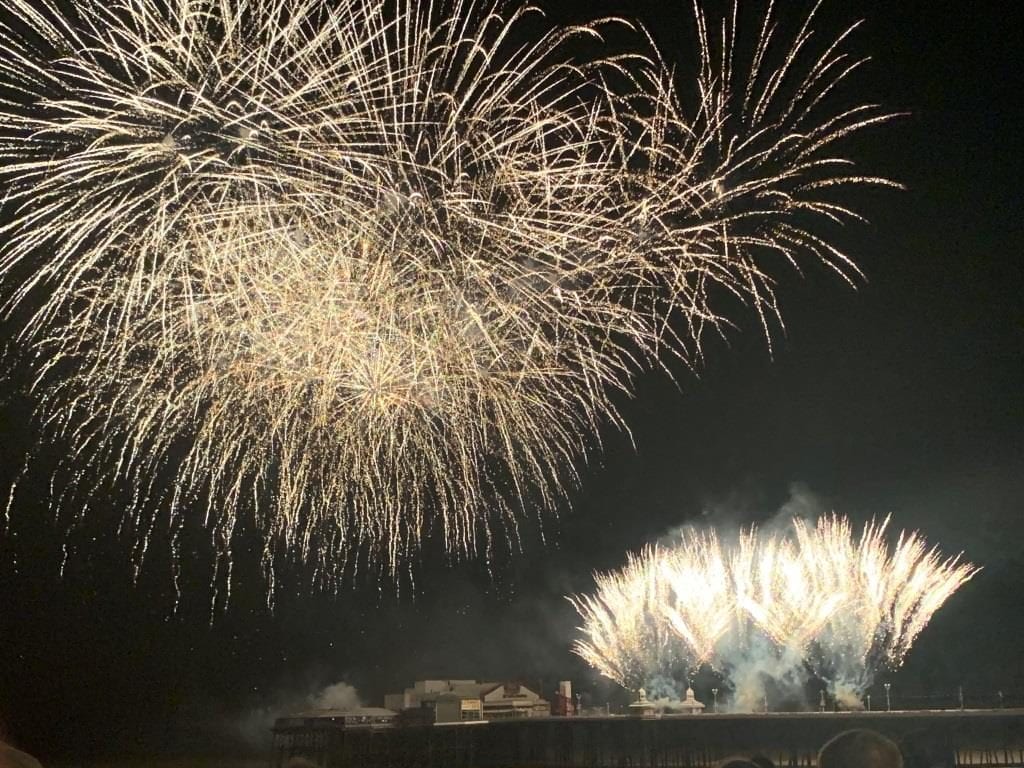 Ukraine fireworks in week 3, photo by Lauren Fellows