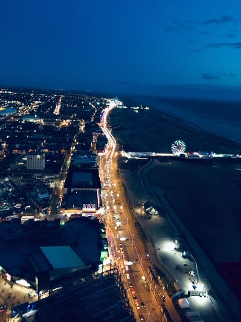 Night time at the top of the Tower by Allison Mcandrew