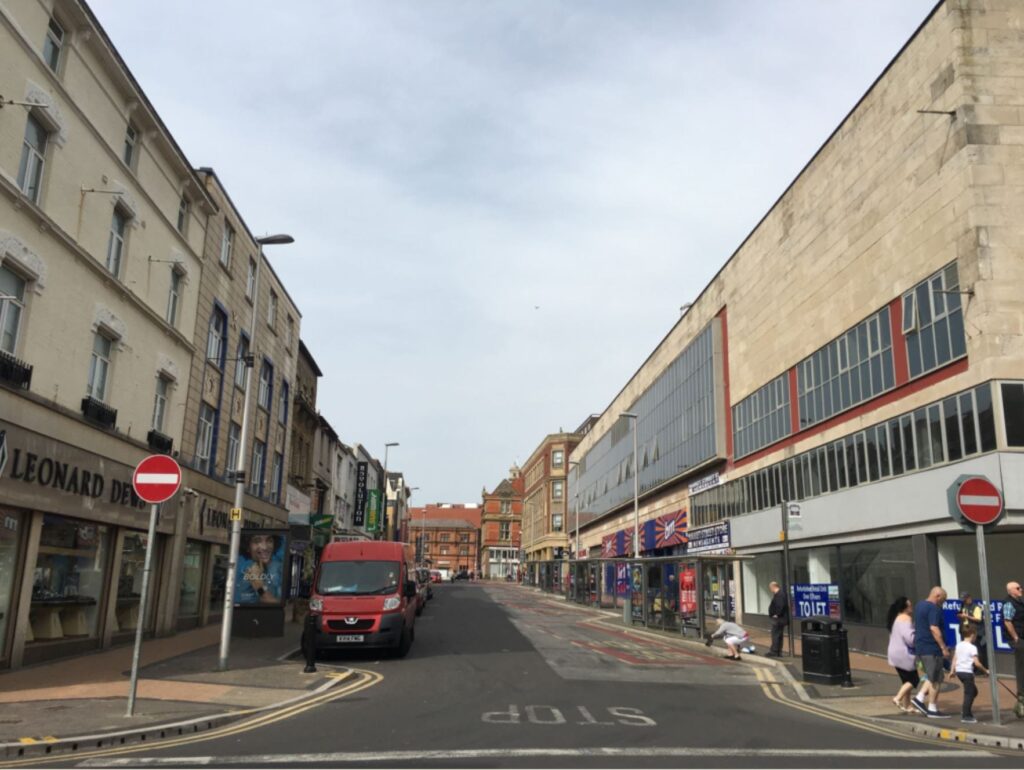 Blackpool Bus Hub at Market Street 