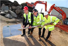 Groundbreaking event at Talbot Gateway