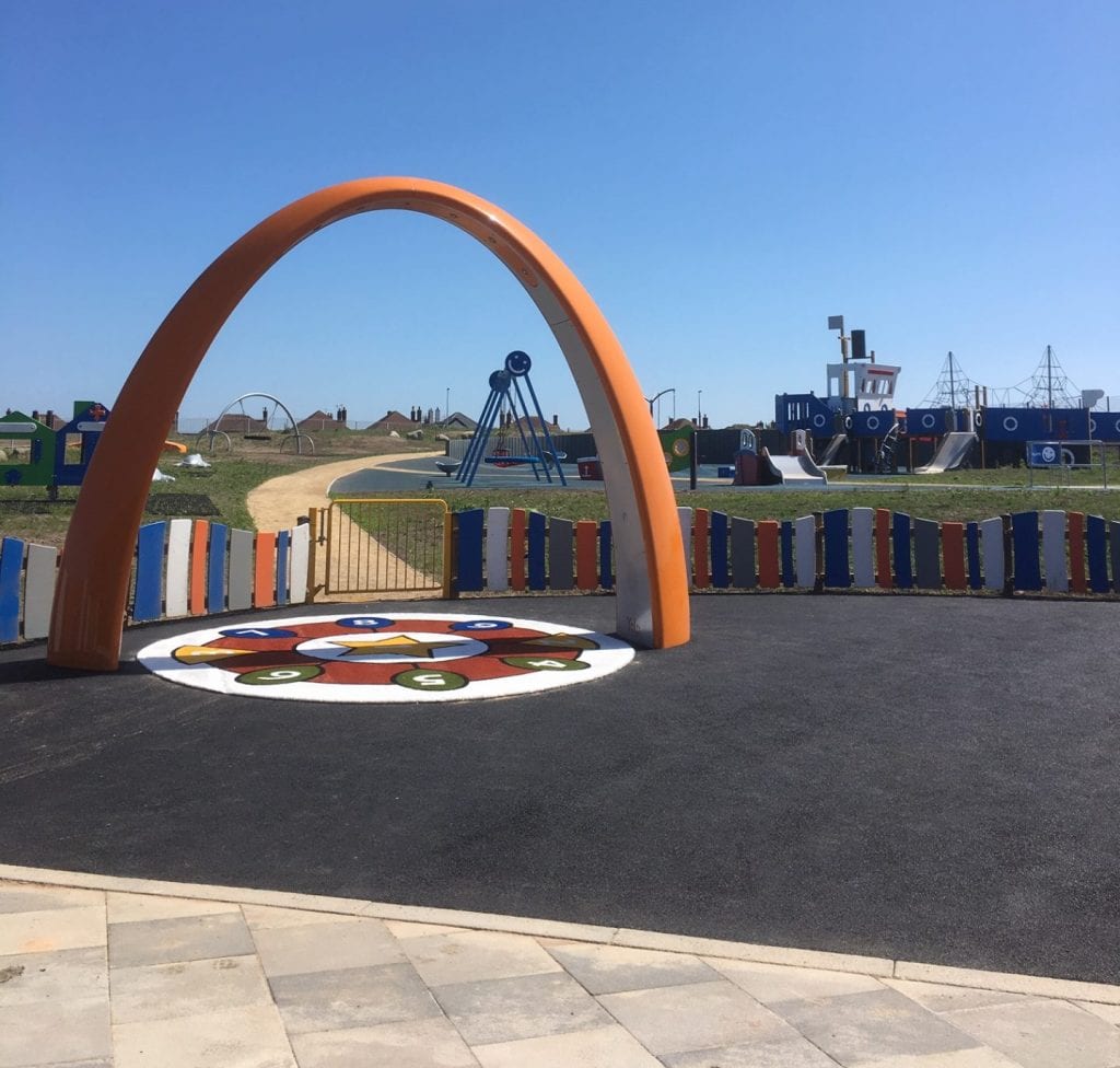 New playground at Anchorsholme Park