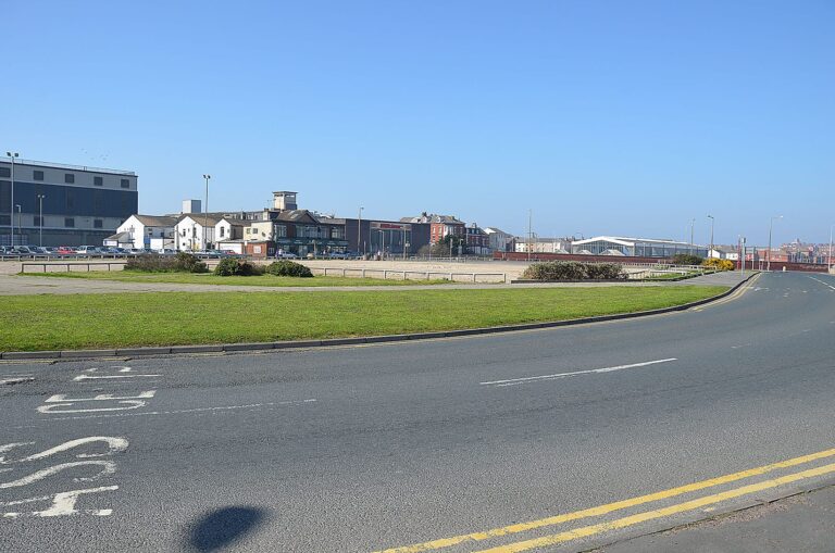 The land at Talbot Gateway before work started. Photo 28.3.12, copyright Visit Fylde Coast