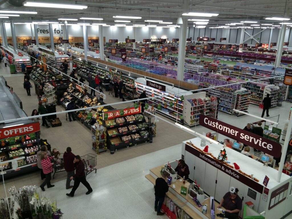 Inside Sainsbury's Blackpool