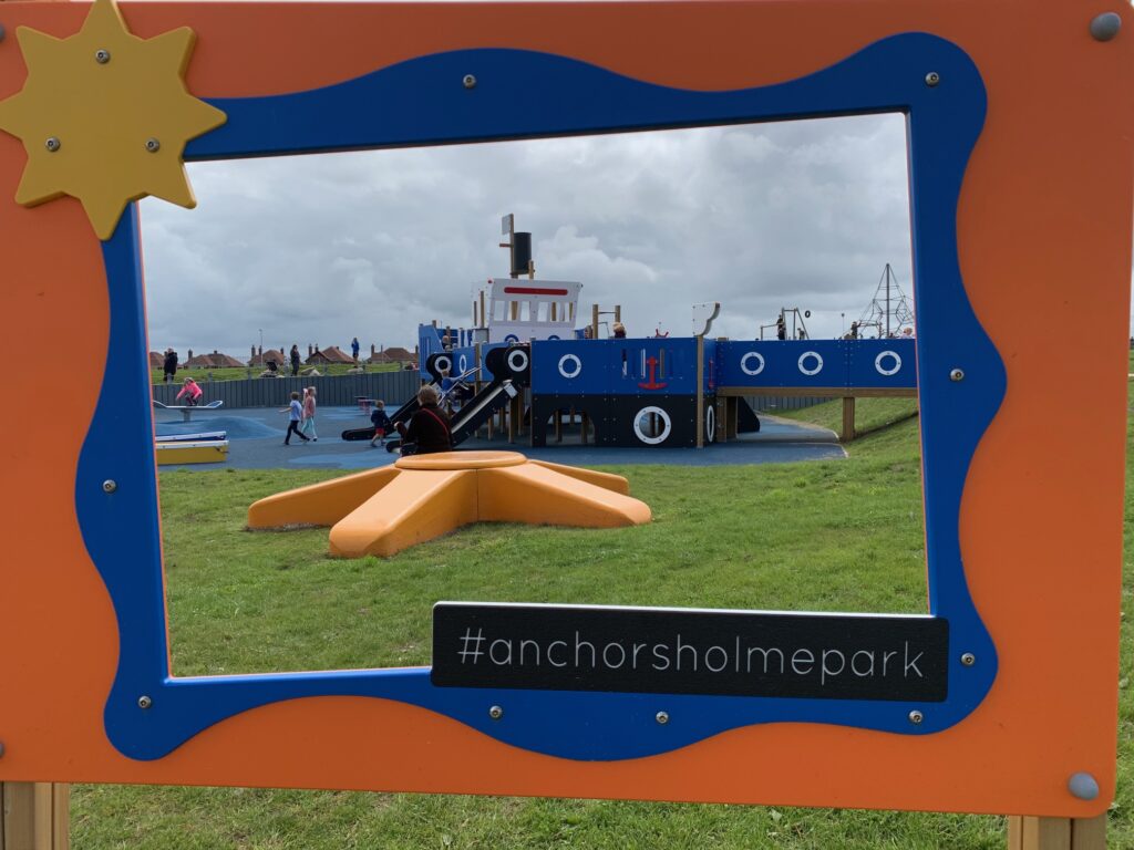 At the Anchorsholme Park reopening