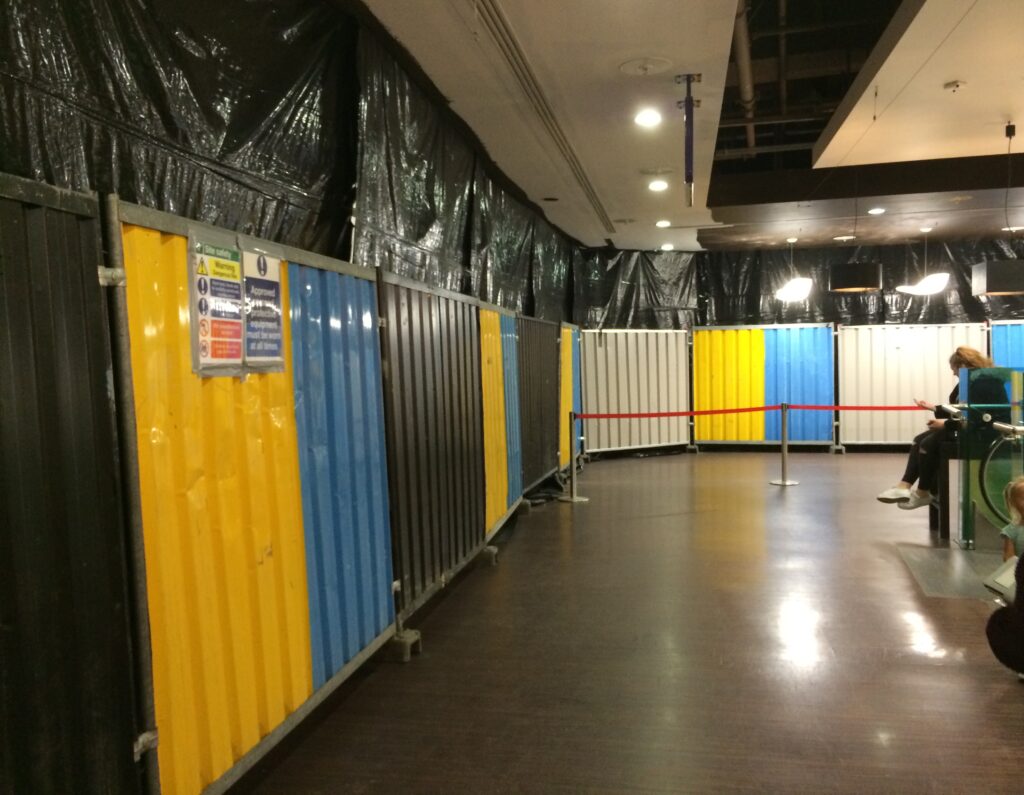Refurbishment of the food court in the Houndshill Shopping Centre
