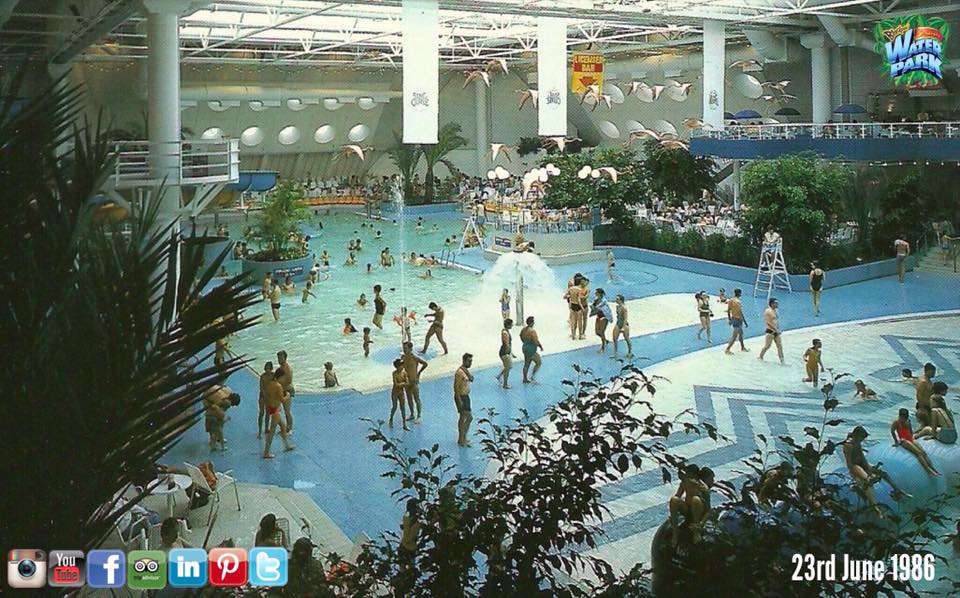 Sandcastle Waterpark in 1986 when it was brand new