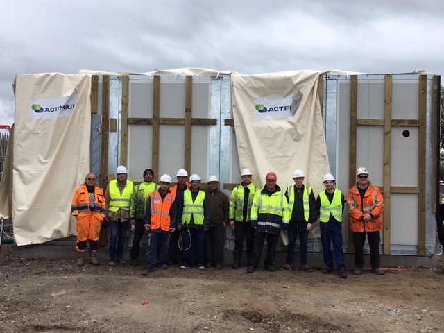 Installing the cable station for the North Atlantic Loop at Blackpool Airport