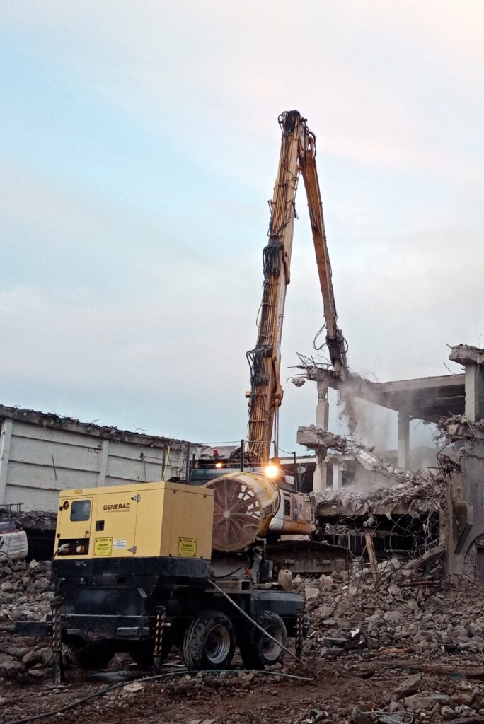 Demolition of Wilkinson's Blackpool. Photo: Barrie C Woods