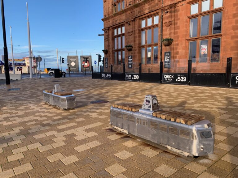 Tram Benches at Talbot Square