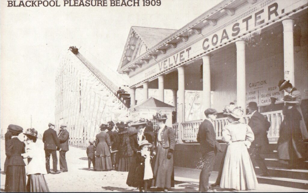 The Velvet Coaster - part of the history of Blackpool Pleasure Beach