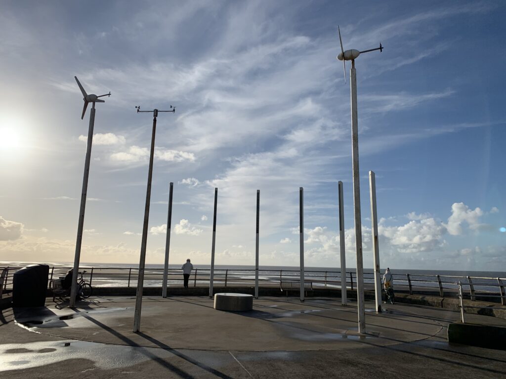 The Sound of the Wind, the southernmost piece of Blackpool's Great Promenade Show
