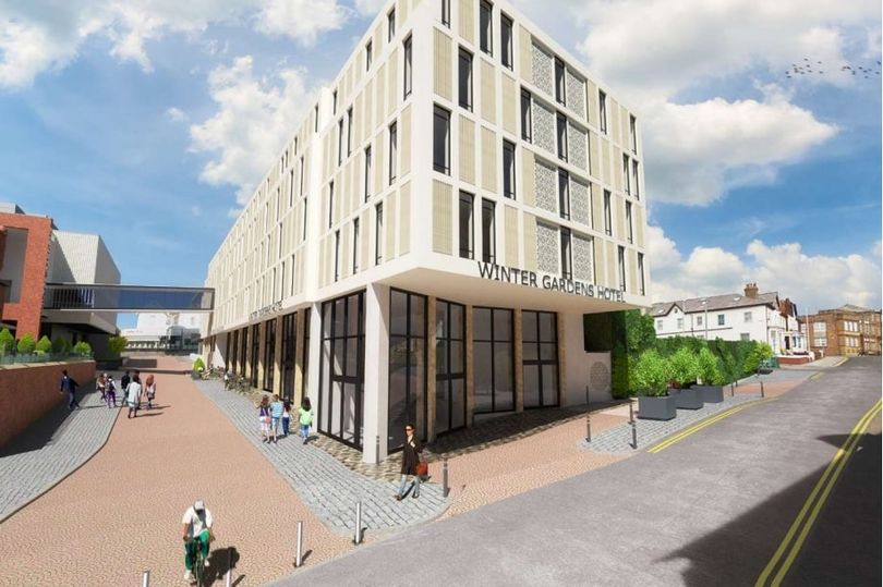 Artist's Impression of the new Winter Gardens Hotel