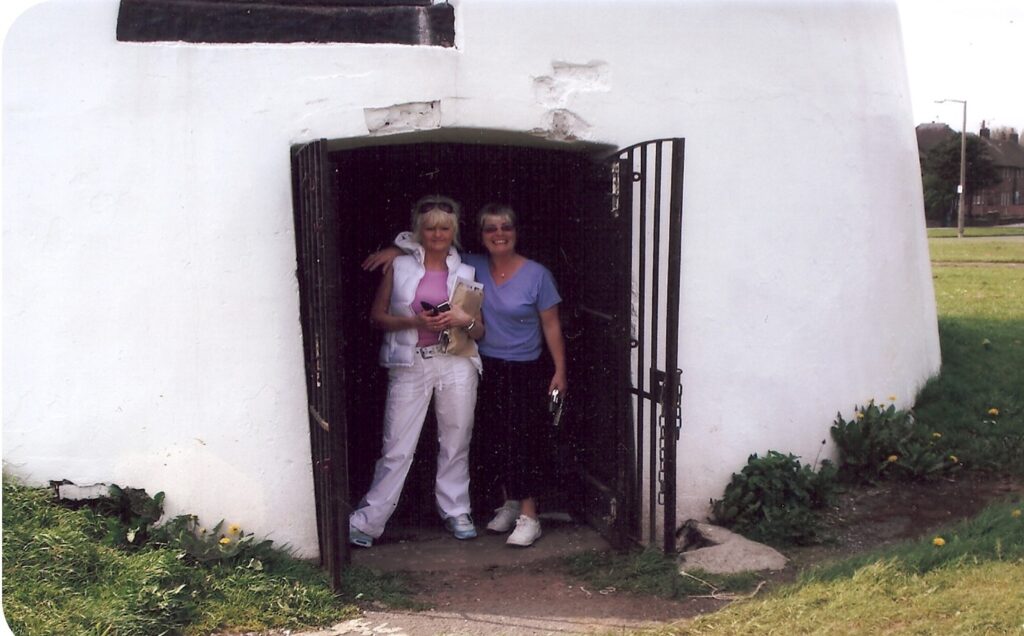 Shirley Clarke-Matthews and Ann Allen open the mill with their own keys. Photo: Shirley Clarke-Matthews