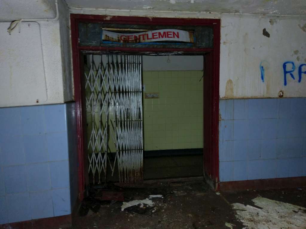 Old public toilets in underground Blackpool