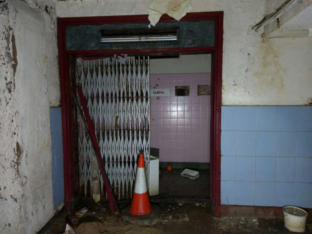 Old public toilets in underground Blackpool