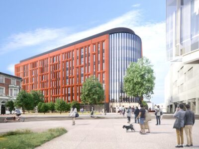 £100m DWP Office Block - Phase 3 of Talbot Gateway. King Street Artist's Impression