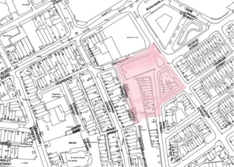 Location plan for Talbot Gateway Phase 3