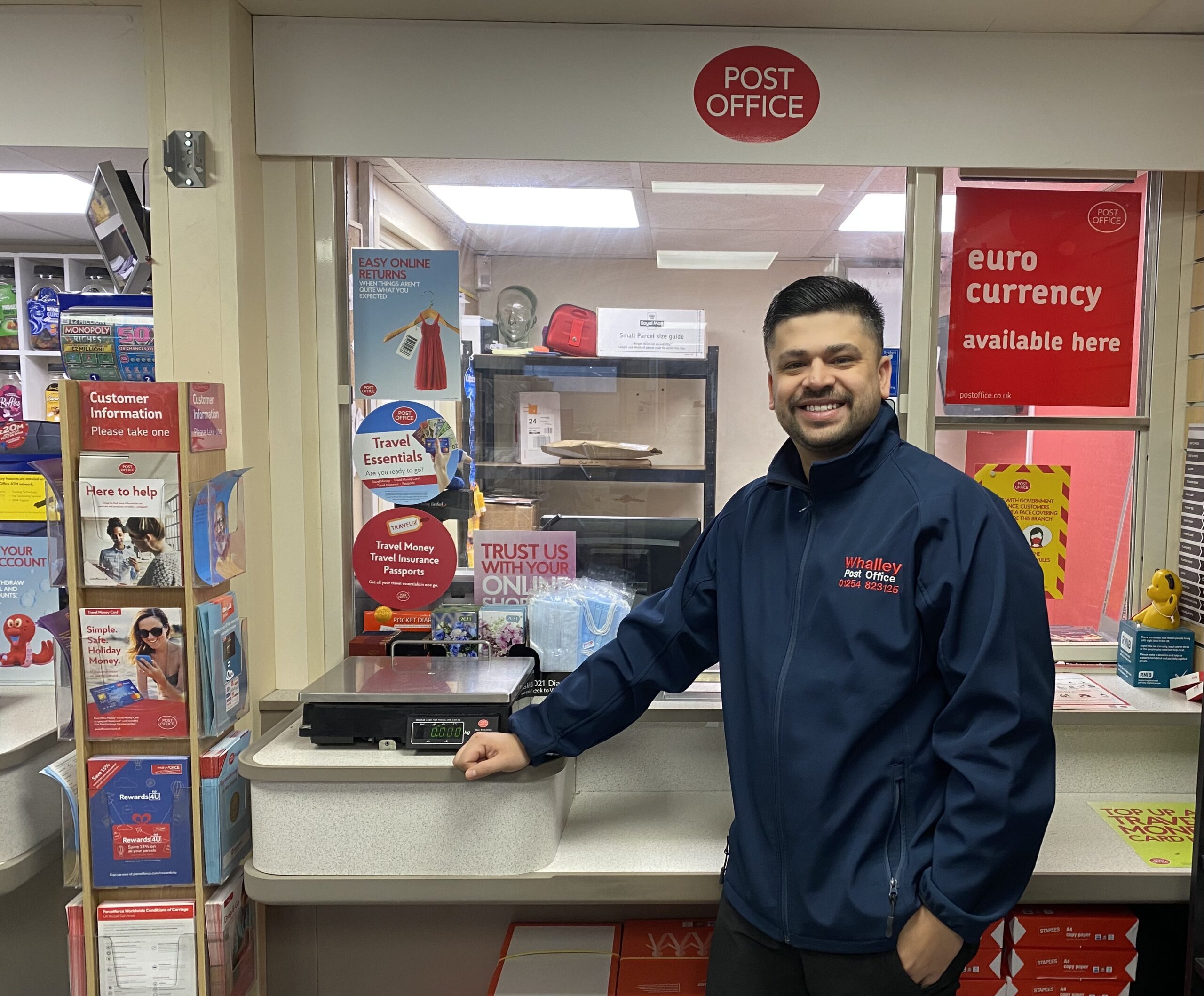 New Blackpool post office postmaster