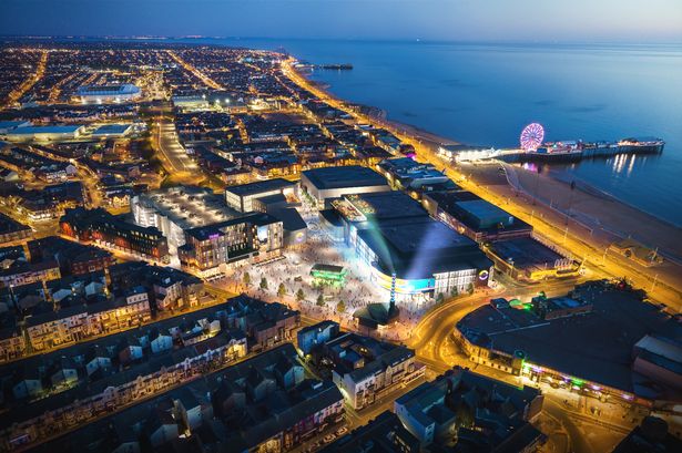 Blackpool Central site aerial view 2021