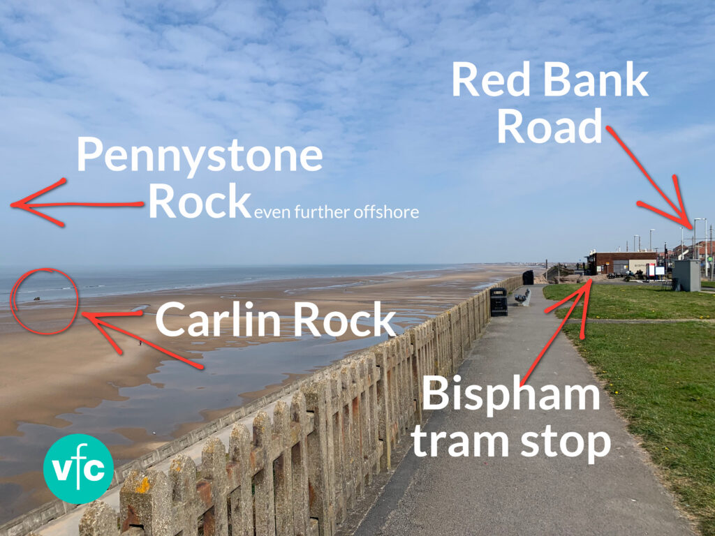 Where you'll find Pennystone Rock, and Carlin Rock at North Shore Cliffs