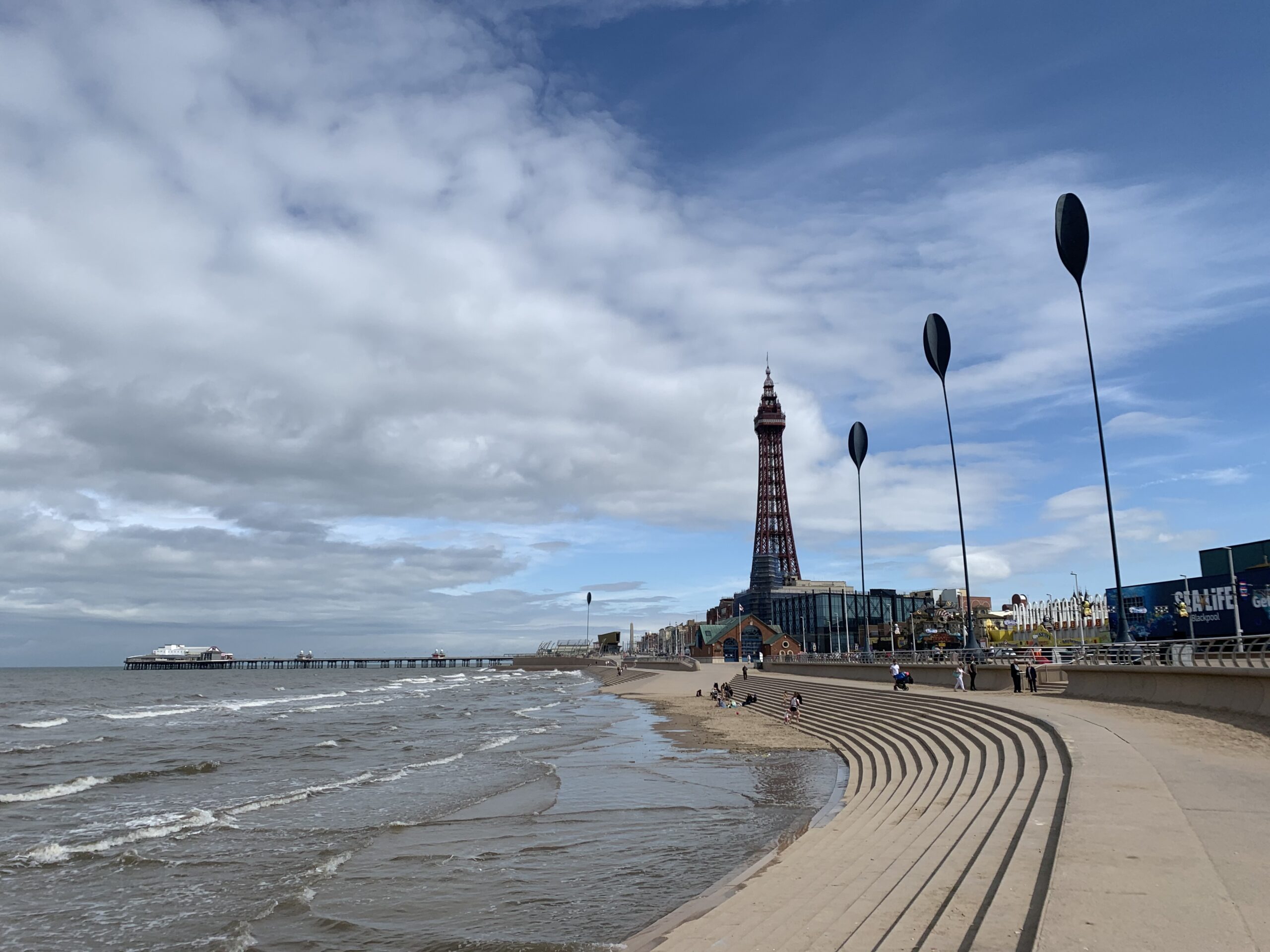 A year on Blackpool seafront