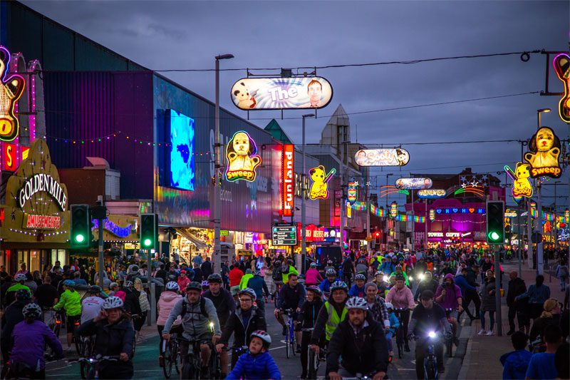 Ride the Christmas Lights. Photo: Gregg Wolstenholme Photography for VisitBlackpool