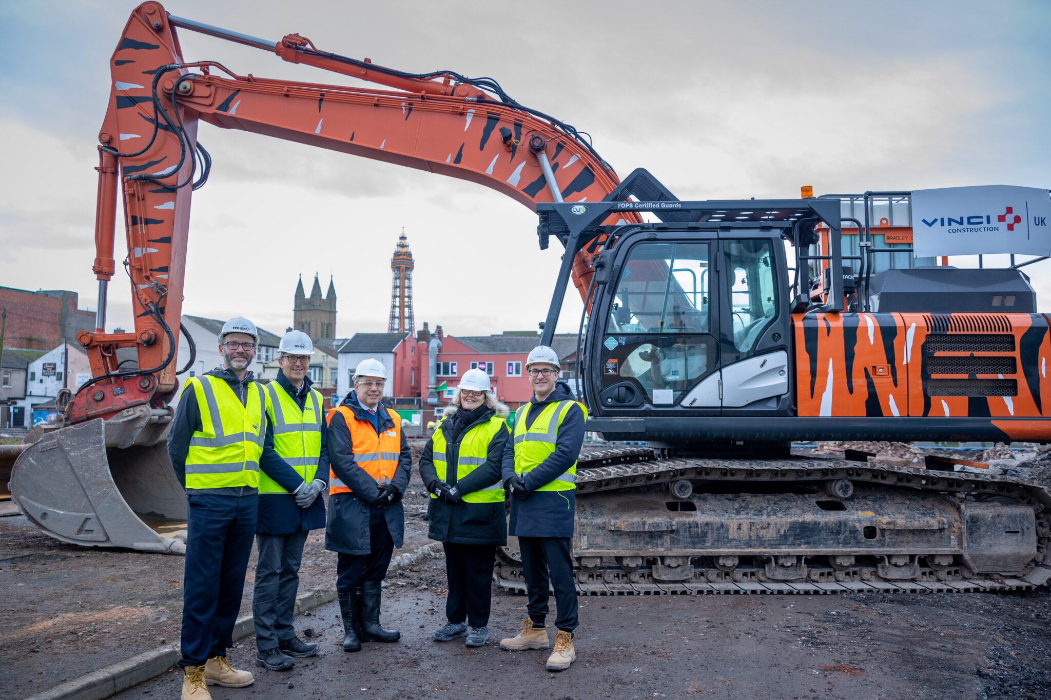 Work begins at the new DWP offices site in Blackpool