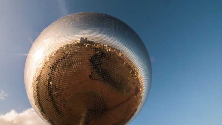 Completed Restoration of Blackpool's Mirror Ball