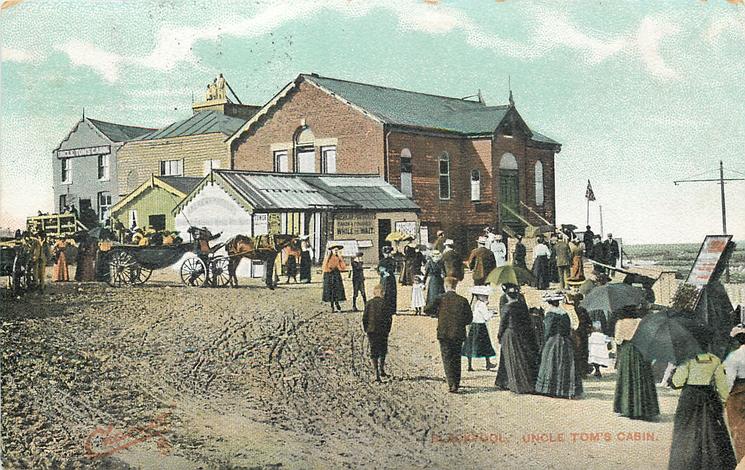 1907 Postcard of Uncle Tom's Cabin