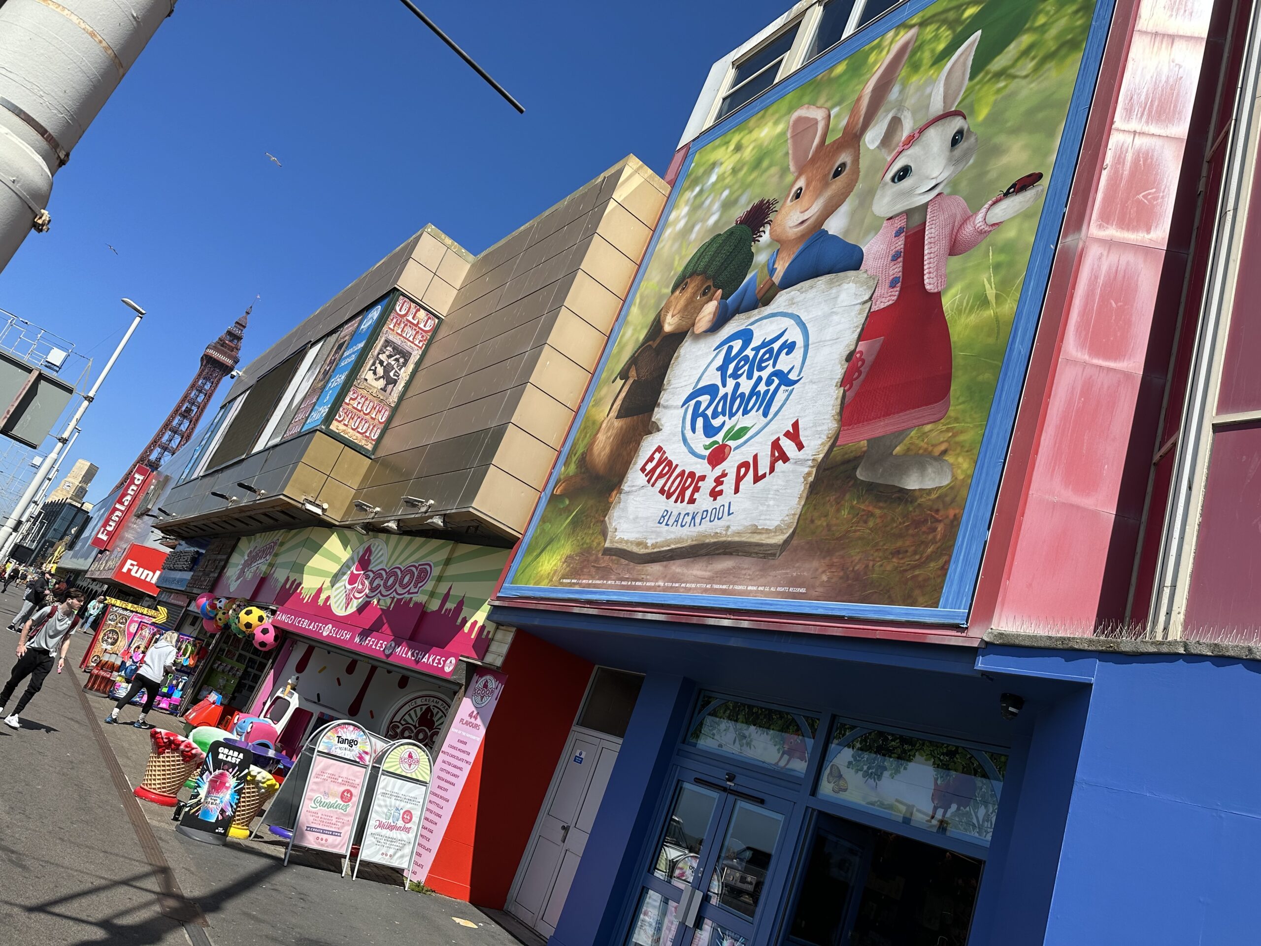 Peter rabbit Attraction Blackpool