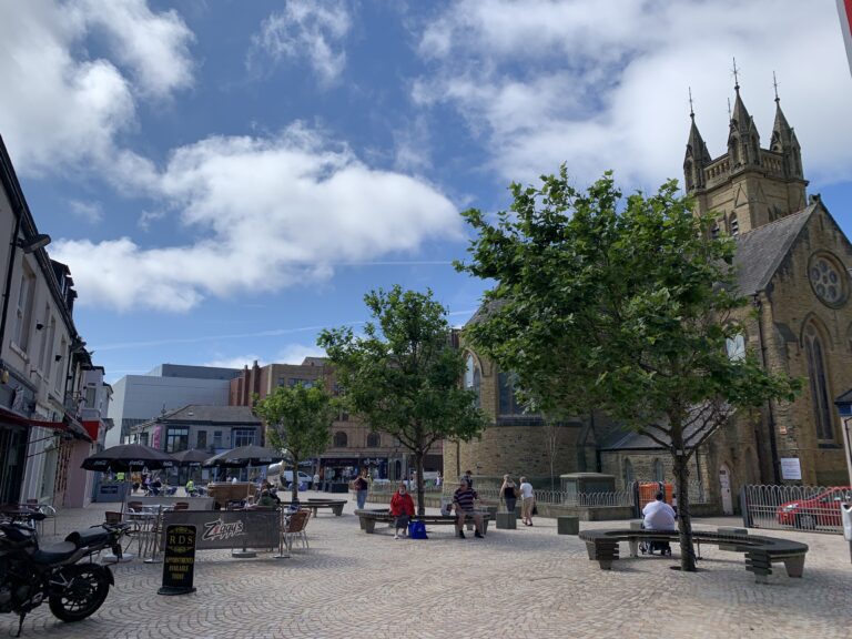 Cedar Square at the heart of Blackpool town centre