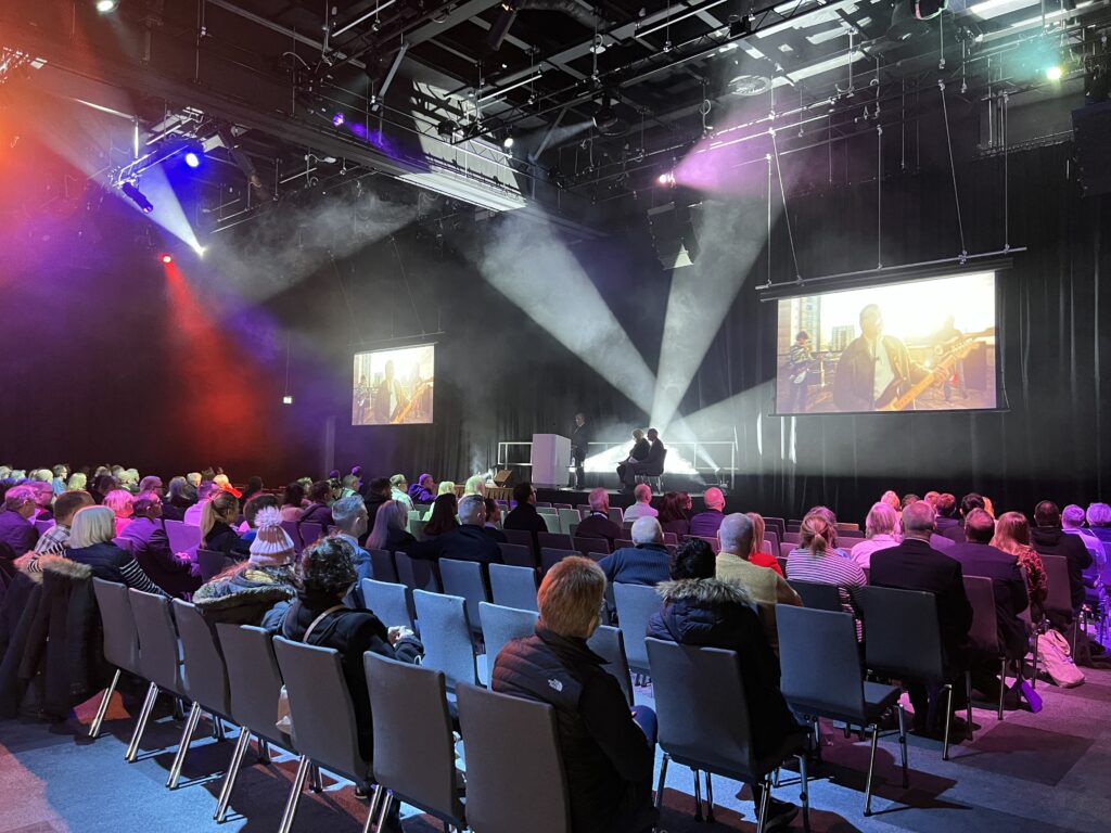 New hall in action at the Winter Gardens Conference Centre