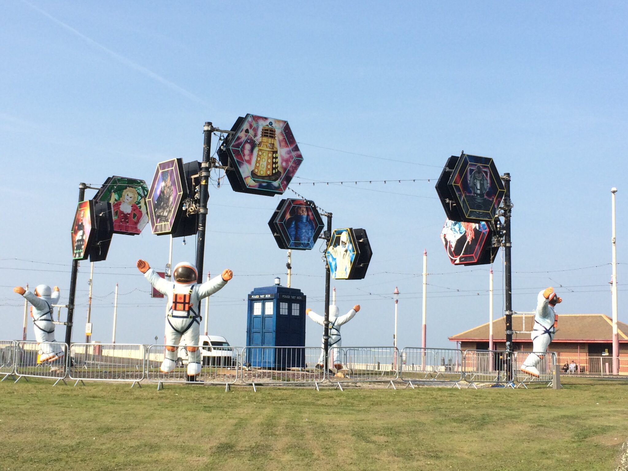 Dr Who display at Gynn Roundabout in 2014