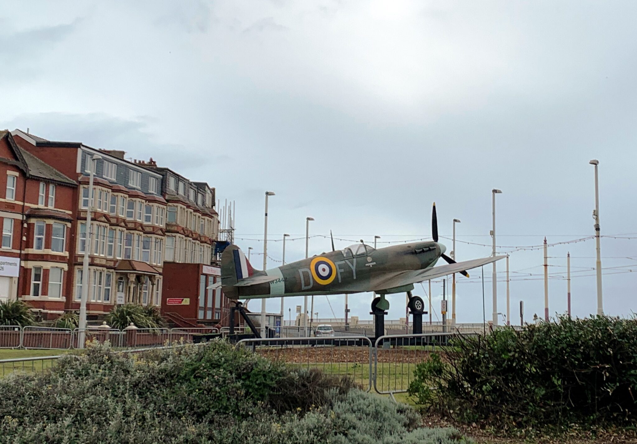 Spitfire at Gynn Roundabout in 2020