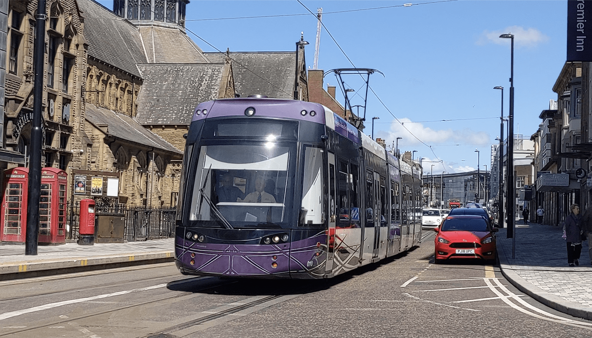 Tram testing at Talbot Road. Photo: Steven Hughes