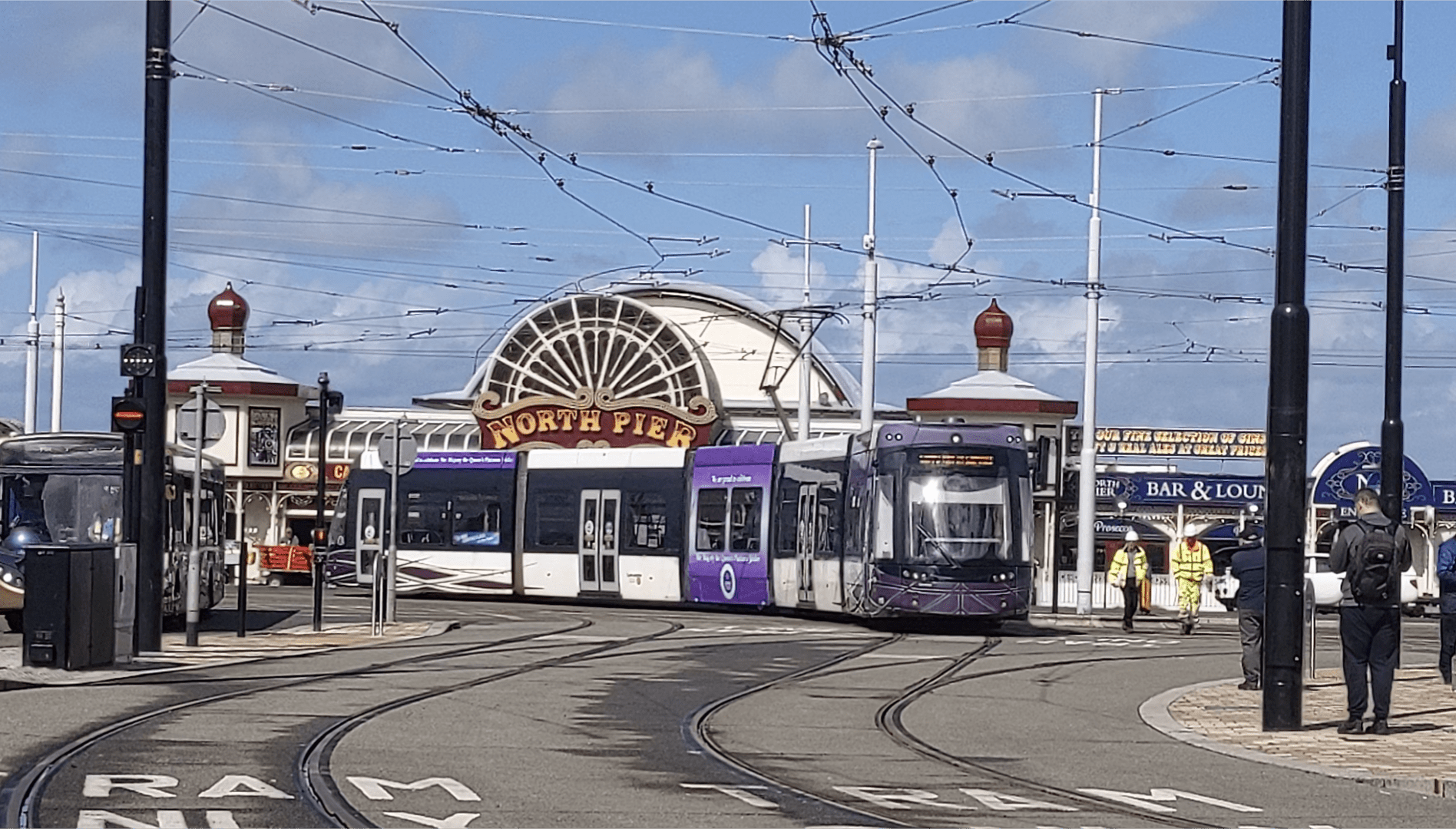 Tram testing at Talbot Road. Photo: Steven Hughes