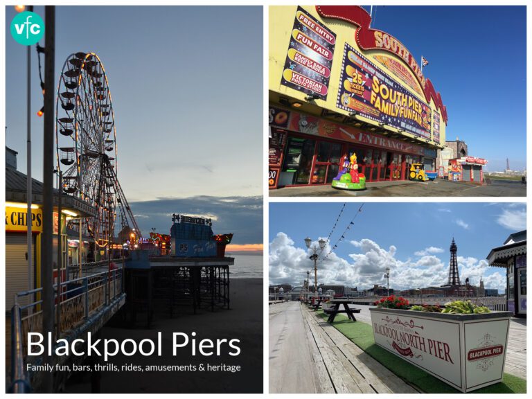 Three Blackpool Piers