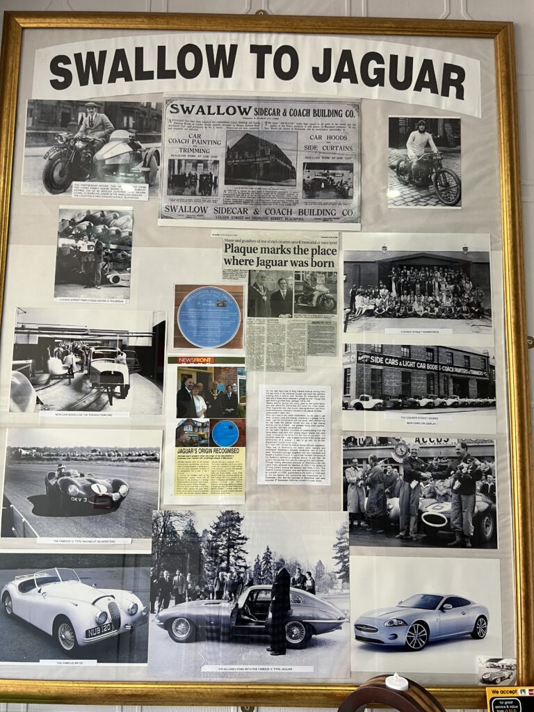 Photo montage about Swallow Sidecars at the Berwick Hotel