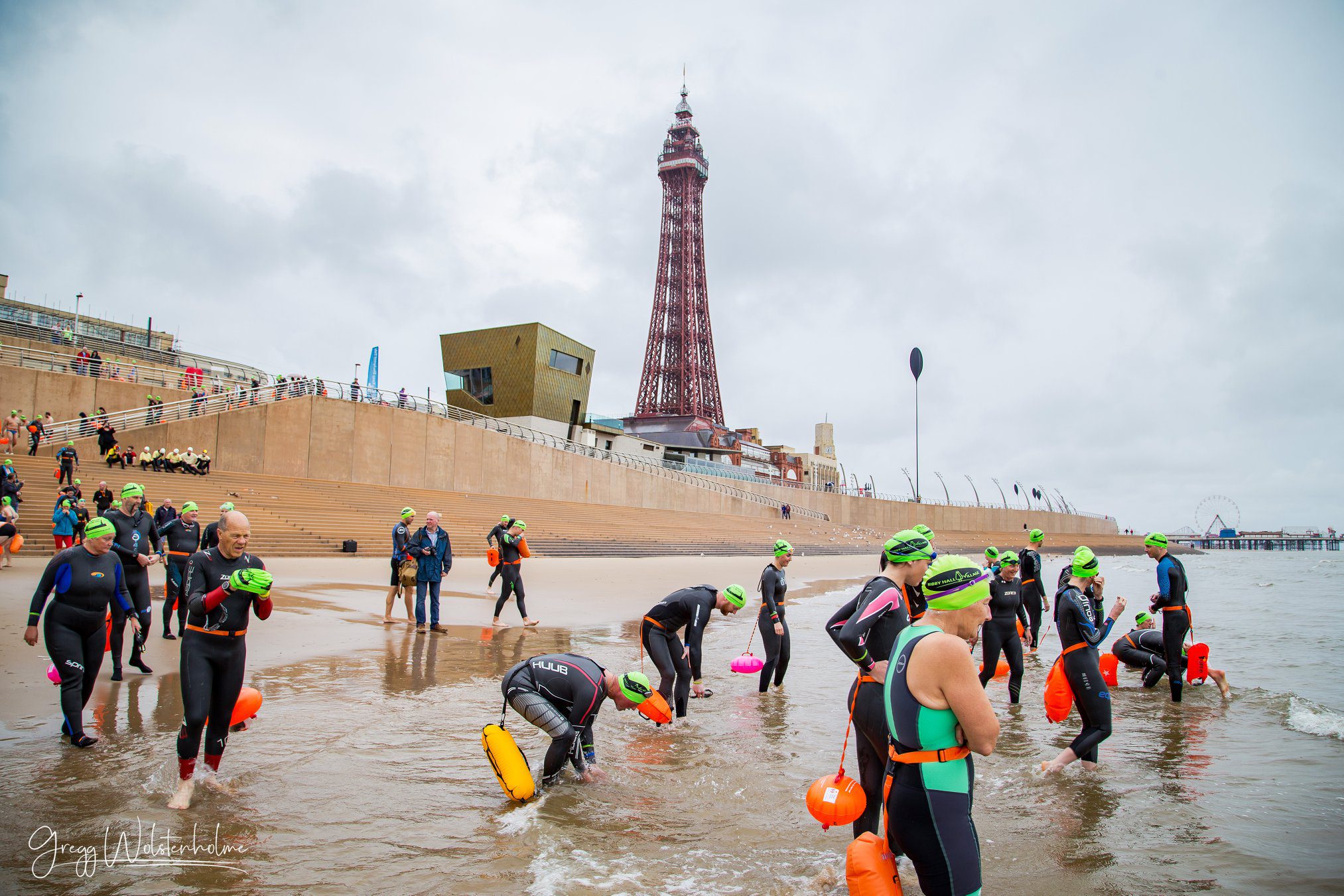 Blackpool Pier to Pier Swim. Photo: Gregg Wolstenholme