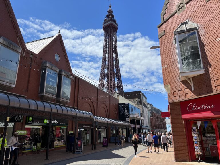 Victoria Street in Blackpool Town Centre