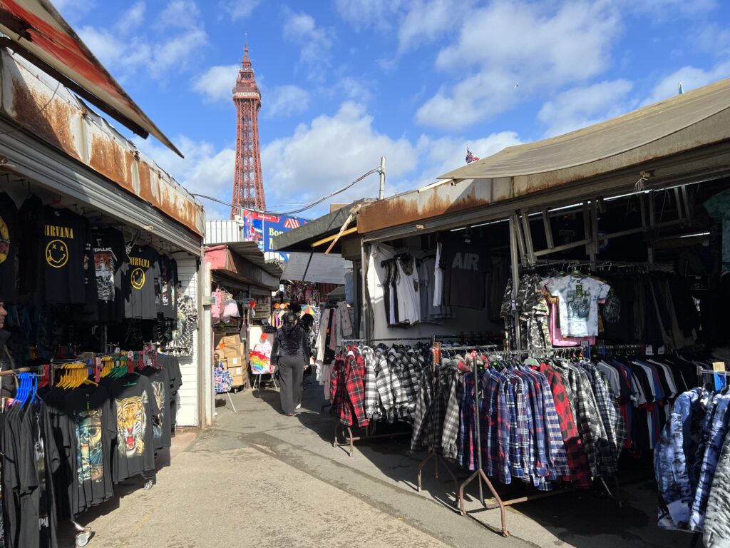 Stalls with The Tower in the background