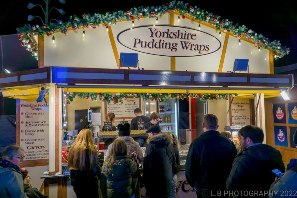 Chalets at Christmas by the Sea in Blackpool. Photo: LB Photography