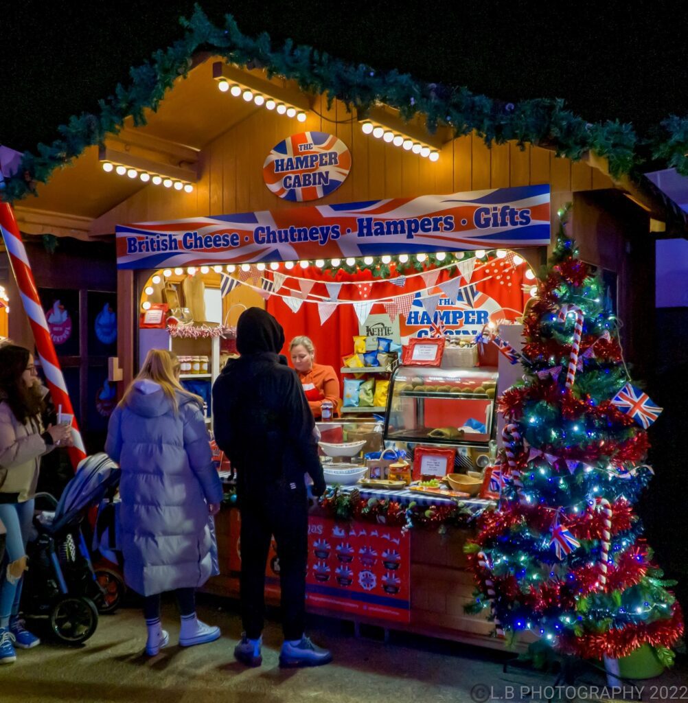 Chalets at Christmas by the Sea in Blackpool. Photo: LB Photography